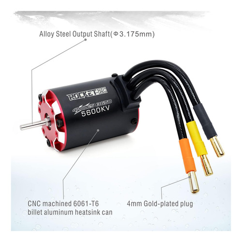 Superpass Hobby Impermeable Kv Motor Sin Escobillas Y Combo