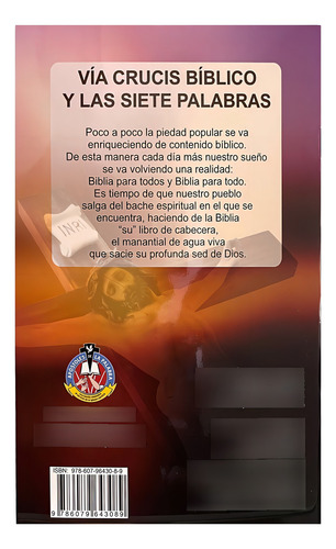 Vía Crucis Bíblico Y Las Siete Palabras, De P. Falviano Amatulli Valente. Editorial Apóstoles De La Palabra, Tapa Blanda, Edición 2a Edicion En Español, 2019