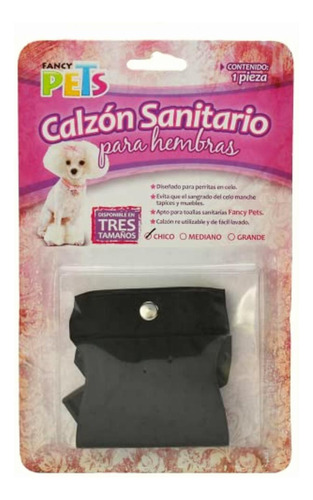 Fancy Pets Calzón Sanitario Tamaño Chico Para Perro Varios