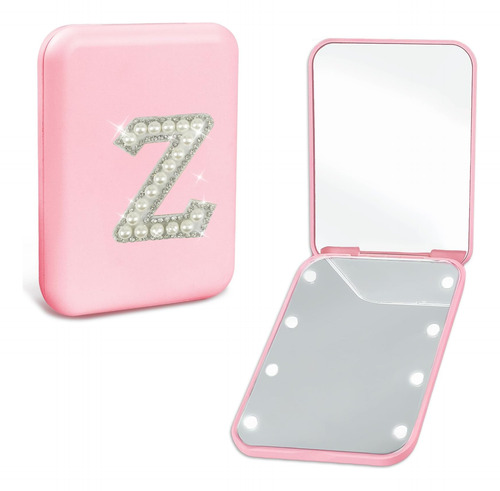 Aganmi Led Personalizado Espejo De Bolsillo De Bolsillo