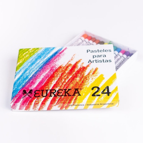 Pastel A La Tiza Eureka De 50ml Pack 24u - Colores