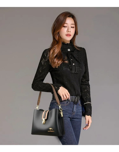 Bolso De Hombro De Mujer De Gran Capacidad De Estilo Simple