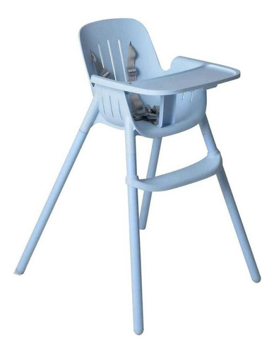 Silla De Alimentación Para Bebés Poke Burigotto, Color: Azul Bebé