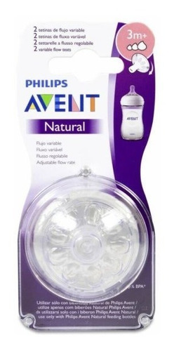 Set 2 Tetina Natural De Avent 3m Cod-14