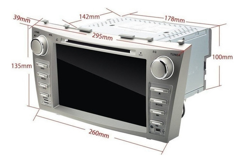Android Toyota Camry 2007-2011 Dvd Gps Mirror Link Radio Hd