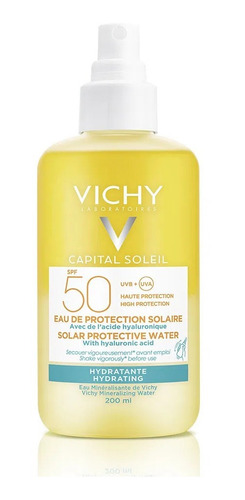 Vichy Agua Protectora Hidratante Fps 50 Idéal Soleil 200ml