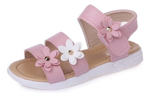 Sandalias Niña Verano Zapato Flor De Princesa Antideslizante