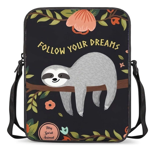 Chaqlin Sloth Bolso Bandolera Pequeño Informal Para Mujer, B