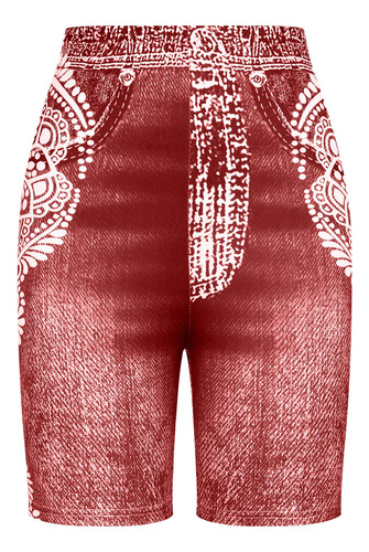 Leggins Deportivos De Gran Tamaño Con Estampado De Temperame