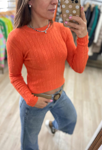 Sweater Corto Al Cuerpo The Big Shop