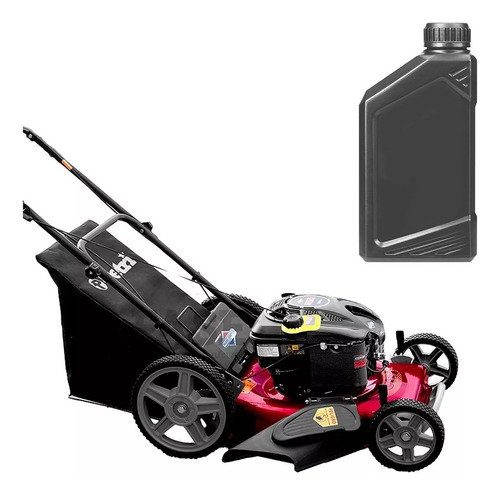 Cortadora Césped Nafta Petri 5hp Motor Briggs Stratton Corte 50cm Recolectora Trituradora Bolsa 42 Litros Tobera Lateral