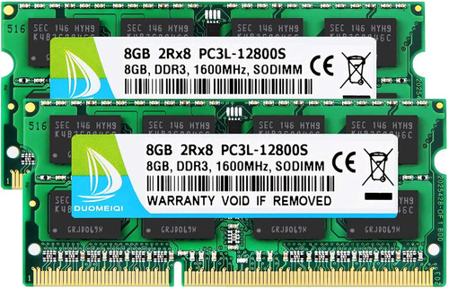 Duomeiqi Ddr3 Ram 16gb Kit (2x8gb) 1600mhz (ddr3l-1600) Ram