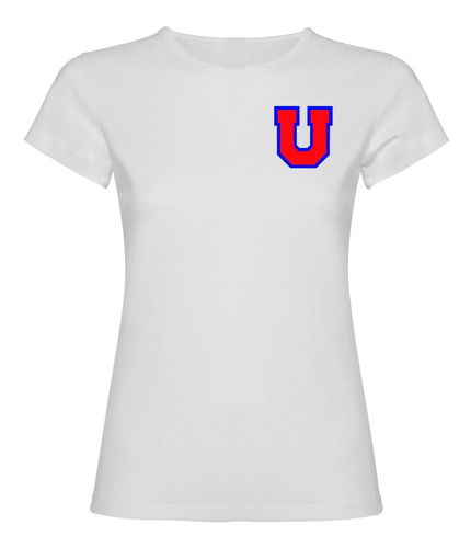 Polera De Mujer Universidad De Chile Dos Diseños Algodón