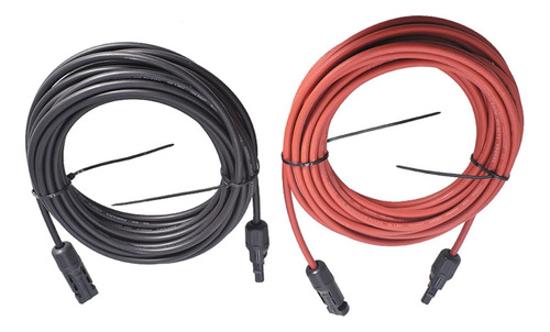 1 Par De Conectores De Cable De Extensión De Panel Sol...