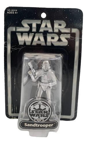 Star Wars: Sandtrooper Silver Edition 2004 Detalles Cartón