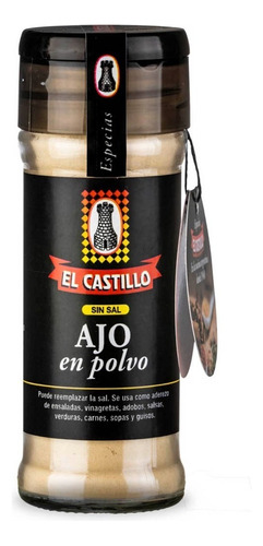 Ajo En Polvo El Castillo Especiero X30 Gr