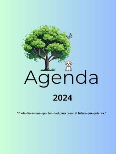 Libro Agenda 2024 Con Planificador Anual, Mensual, Semanal.
