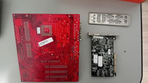 Kit Pentium 4 2,66ghz + 512mb + Fx5500 + Msi Pm8m3-v Vermelho (Usado)