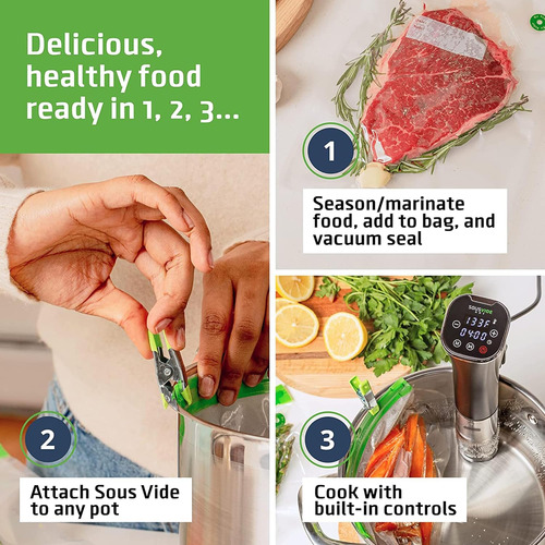 Kit De Cocina De Inmersión Sous Vide - Máquina Tempor...
