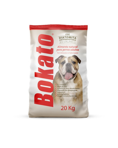 Alimento Natural Para Perros Bokato Adulto 24% Proteínas 20k