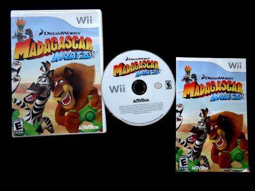 ¡¡¡ Madagascar Kartz Para Nintendo Wii !!! (Usado)