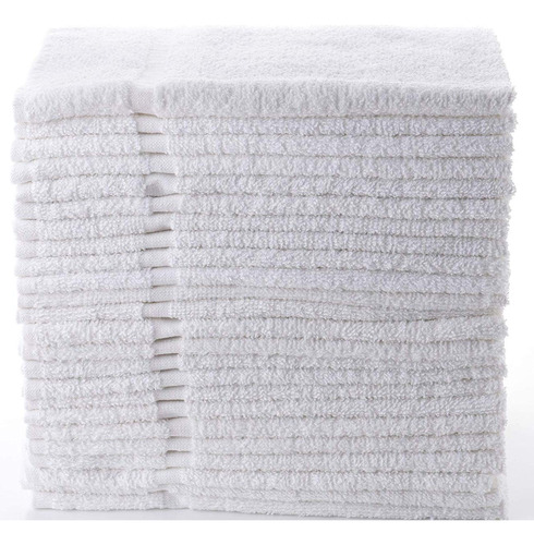 Towels More Toalla Mano Basica Algodon Suave Color Blanco