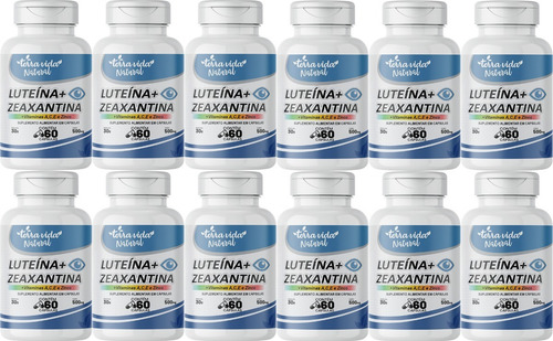 12 Luteína + Zeaxantina + Vitaminas A, C, E E Zinco