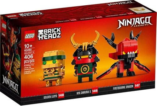 Todobloques Lego 40490 Brick Headz Ninjago 10