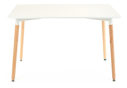 Juego De Comedor Mesa Eames Rectangular 120x80 + 4 Akron