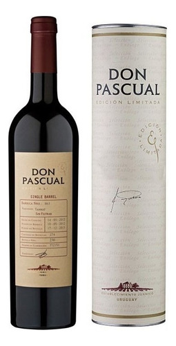 Vino Don Pascual Single Barrel Merlot 750 Ml