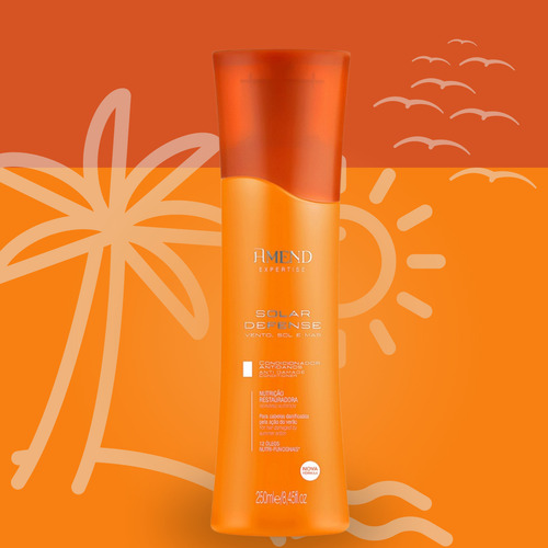 Shampoo E Condicionador Kit Antidanos Amend Solar Defense