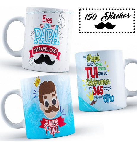 150 Plantillas Día Del Padre Frases Editables Para Tazas #1 | Meses sin  intereses