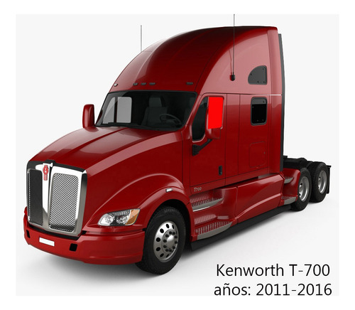Vidrio Puerta Izquierda Kw T2000 Peterbilt387 Y Compatibles