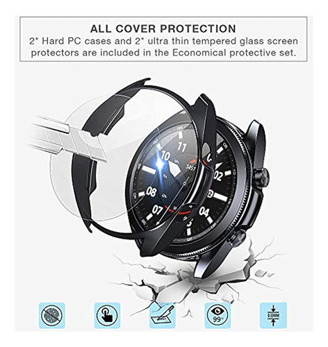 [2 Paquete De 2] Tensea Compatible Para Samsung Galaxy Watch