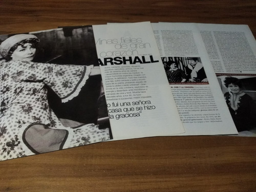 (ar784) Nini Marshall * Clippings Revista 4 Pgs * 2013 (Usado)