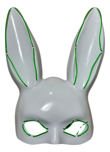 11 Mascara Conejo Luz Antifaz Disfraz Halloween Terror Color