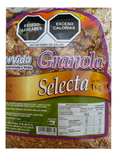 Granola Selecta Gn+vida De 1kg