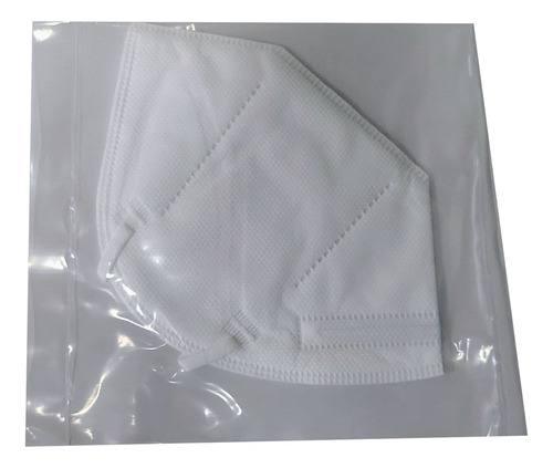 50 Cubrebocas Blancos Kn95 Certificados Nacionales Color Blanco Diseño De La Tela Liso