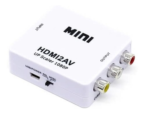 Convertirdor Convertidor Rca A Hdmi Y Hdmi A Rca Full Hd