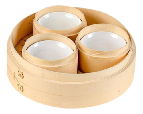 Cesta De Bambú Para Cocinar Al , Para Hacer Albóndigas, Al