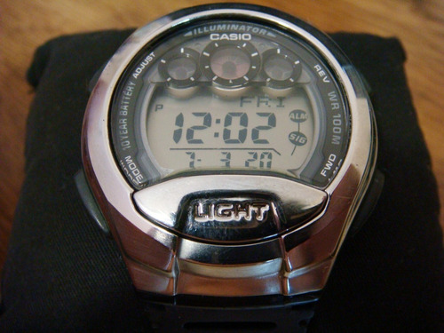 Reloj Casio W-755 E-data Memory 40 World Time.