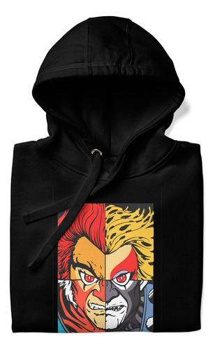 Sudadera Cuadro Leono Pantro Cheeta Tigre Thundercatz