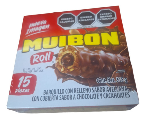 Muibon Barquillo Cubierta Sabor A Chocolate Y Cacahuate