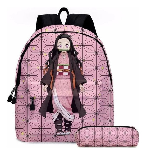 Set De Mochila Y Bolsa De Demon Slayer Para Niños