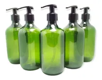 Comprar Frasco Pet Verde 500ml Dispensador Válvula Cremera 500cc X5