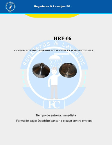 Refaccion Campana Para Regadera De Emergencia