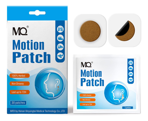 Mq Motion Sickness Patch, 30 Unidades/caja