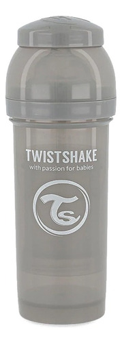 Mamadera Twistshake Anti-cólico 260ml Gris