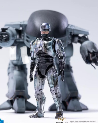 Robocop Vs. Ed-209 (battle Damaged) Hiya Toys Doestoys
