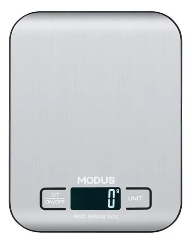 comprar Modus Balança Cozinha Digital Em Aço Inox 5kg Capacidade Lavável Capacidade máxima 5 kg Cor Cinza